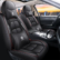 Interior Accessories Decoration Universal Luxury Car SUV 5 Seats Cushion Protector Full PU Leather Car Seat Covers Set - Black & Gray