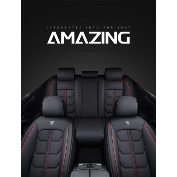 Car Seat Covers Full Set Universal Auto Car SUV 5 Seats Leather Automobile Protector Accessories - Image 4