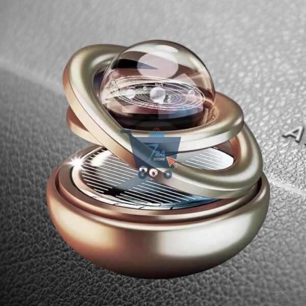 Car Air Freshener Air Purifier Solar Energy for Car Interior Autorotation Adornos para Carros, Car Decoration Accessories - Image 3