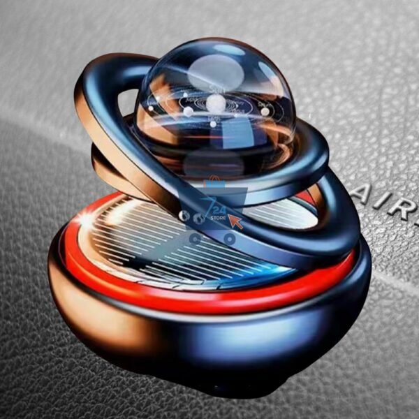 Car Air Freshener Air Purifier Solar Energy for Car Interior Autorotation Adornos para Carros, Car Decoration Accessories - Image 2