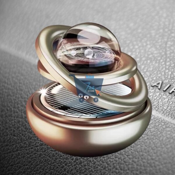 Car Air Freshener Air Purifier Solar Energy for Car Interior Autorotation Adornos para Carros, Car Decoration Accessories - Image 5