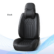 Car Seat Covers Seats Waterproof Napa Leather & Rear Seat Cover Accessories, Automotive Vehicle Auto Interior Covers - Black
