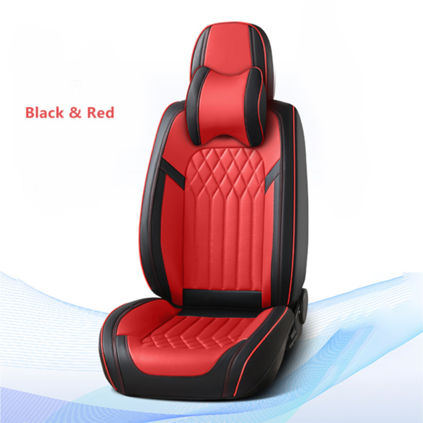 Car Seat Covers Seats Waterproof Napa Leather & Rear Seat Cover Accessories, Automotive Vehicle Auto Interior Covers