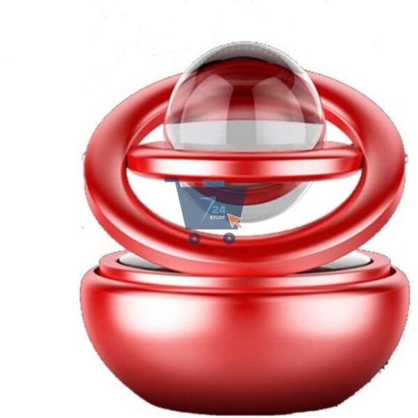 LTDH Car Air Freshener Aromatherapy Diffuser Car Fragrance 360°Rotating Double Ring Home Office Perfume Diffuser Air Purifier - Image 3