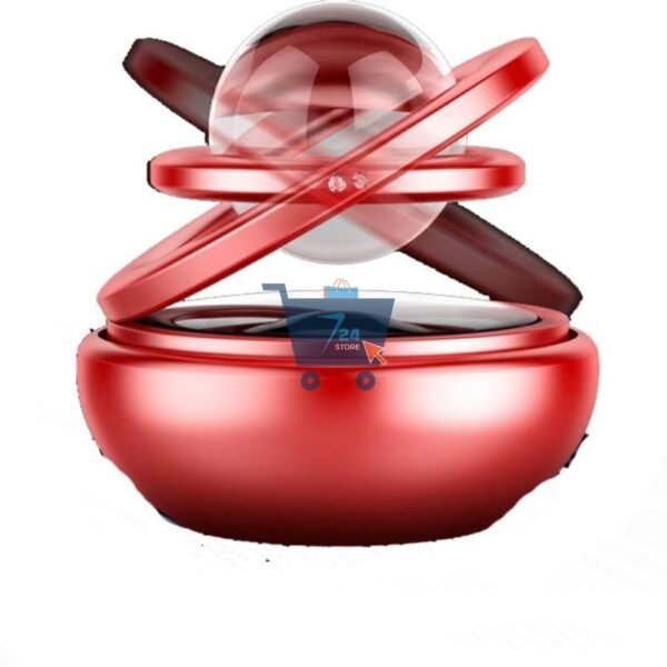 LTDH Car Air Freshener Aromatherapy Diffuser Car Fragrance 360°Rotating Double Ring Home Office Perfume Diffuser Air Purifier - Image 2
