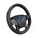 Simple Best M Size Leather Car Steering Wheel Covers - Black
