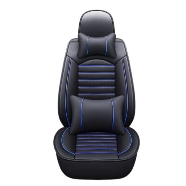 Waterproof Car Seat Covers Compatible Full Set 5-seat with Pillow Comfortable PU Leather Vehicle Cushion Protector