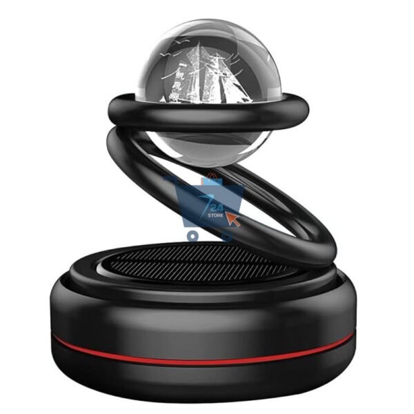 ikasus Car Air Freshener Solar Energy Rotating Floating Planet Car Perfume Aromatherapy Diffuser Car Interior Decoration - Image 3