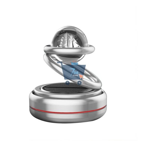 ikasus Car Air Freshener Solar Energy Rotating Floating Planet Car Perfume Aromatherapy Diffuser Car Interior Decoration - Image 4