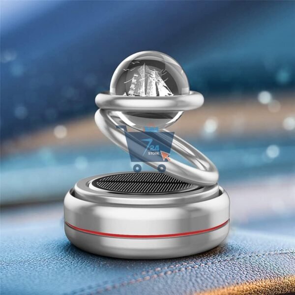 ikasus Car Air Freshener Solar Energy Rotating Floating Planet Car Perfume Aromatherapy Diffuser Car Interior Decoration - Image 7