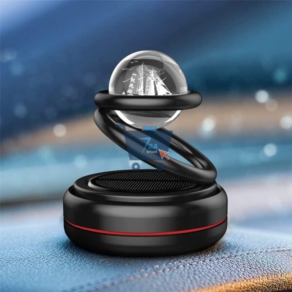 ikasus Car Air Freshener Solar Energy Rotating Floating Planet Car Perfume Aromatherapy Diffuser Car Interior Decoration - Image 6