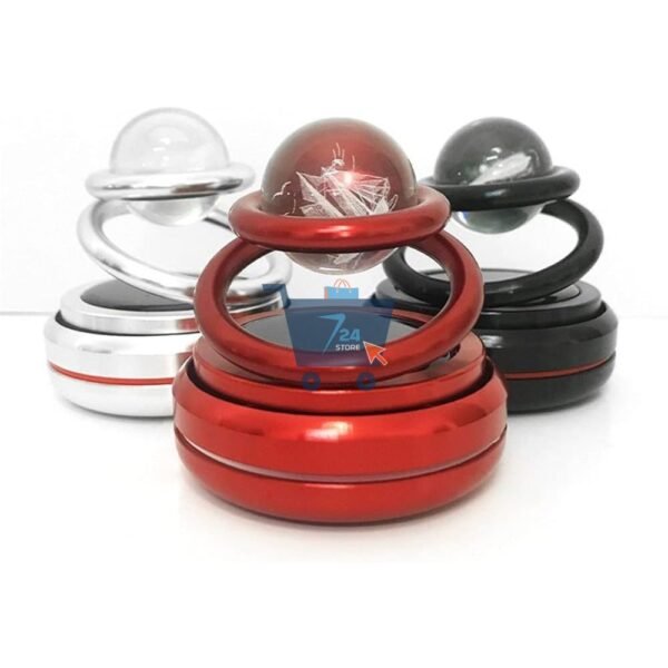 ikasus Car Air Freshener Solar Energy Rotating Floating Planet Car Perfume Aromatherapy Diffuser Car Interior Decoration - Image 5