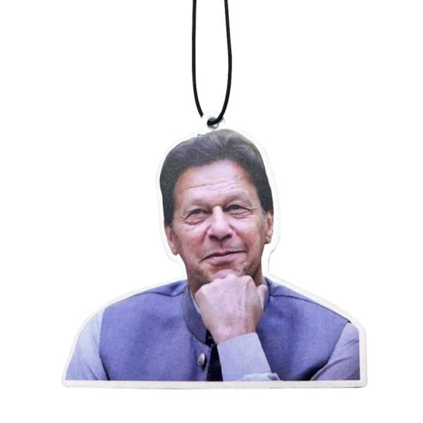 Car Air Freshener with Imran khan Picture. Hanging Air Fresheners Provides Long Lasting Scent for Auto or Home. Black Ice, 20 Air Fresheners - Image 2