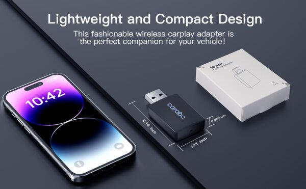 Wireless CarPlay & Android Auto Adapter – Dual Compatibility for Seamless Connectivity - Image 2