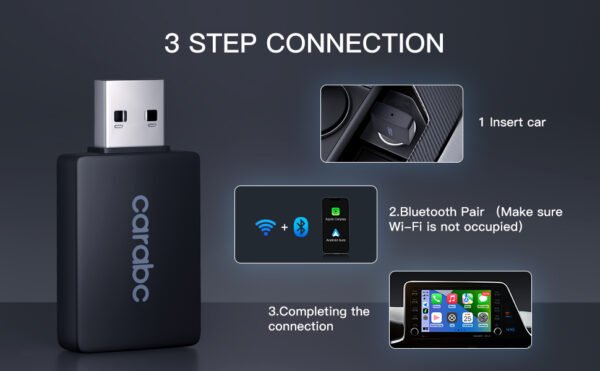 Wireless CarPlay & Android Auto Adapter – Dual Compatibility for Seamless Connectivity - Image 6
