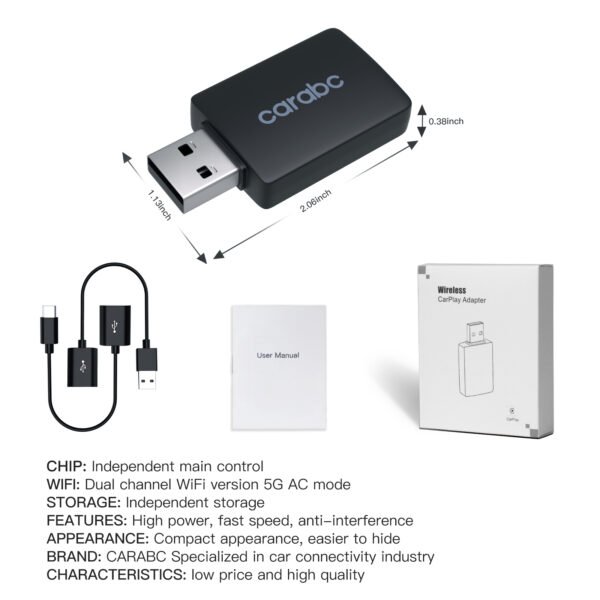 Wireless CarPlay & Android Auto Adapter – Dual Compatibility for Seamless Connectivity - Image 9