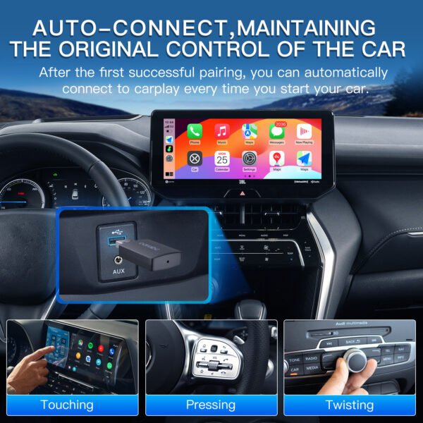 Wireless CarPlay & Android Auto Adapter – Dual Compatibility for Seamless Connectivity - Image 11