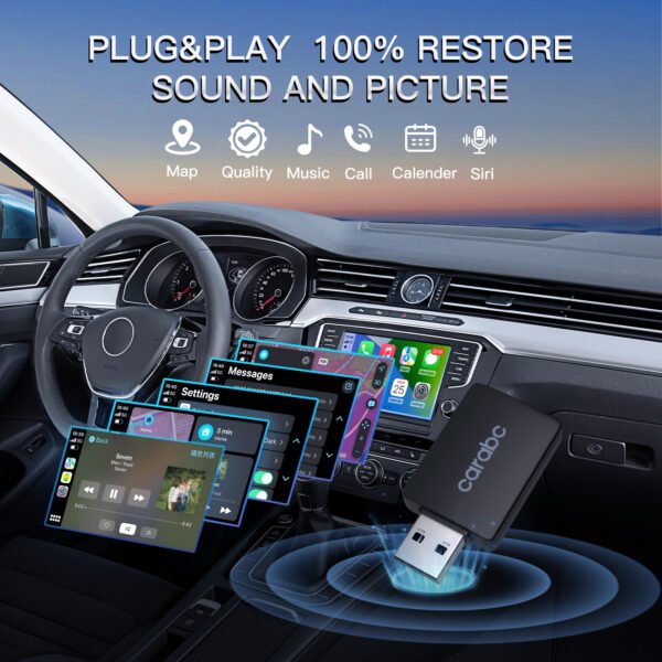 Wireless CarPlay & Android Auto Adapter – Dual Compatibility for Seamless Connectivity - Image 13