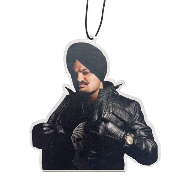 Car Air Freshener with Sidhu Moose Wala Picture. Hanging Air Fresheners Provides Long Lasting Scent for Auto or Home. Black Ice, 20 Air Fresheners