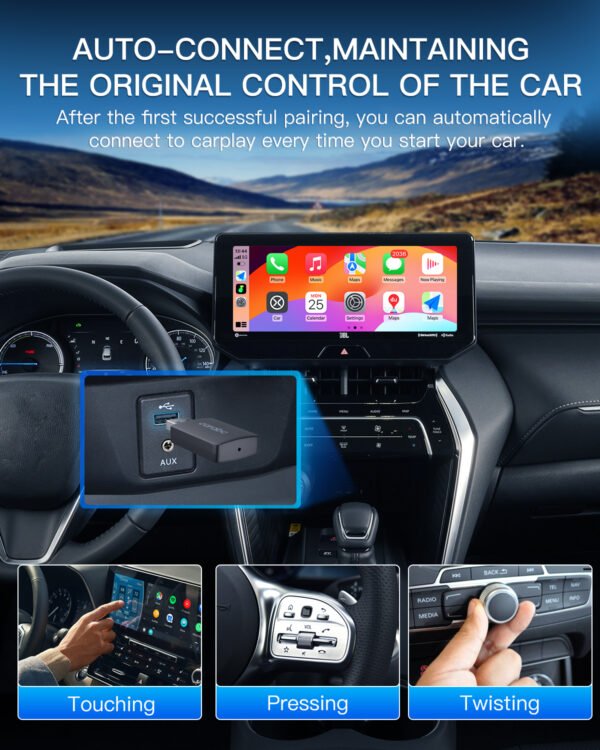 Wireless CarPlay & Android Auto Adapter – Dual Compatibility for Seamless Connectivity - Image 20