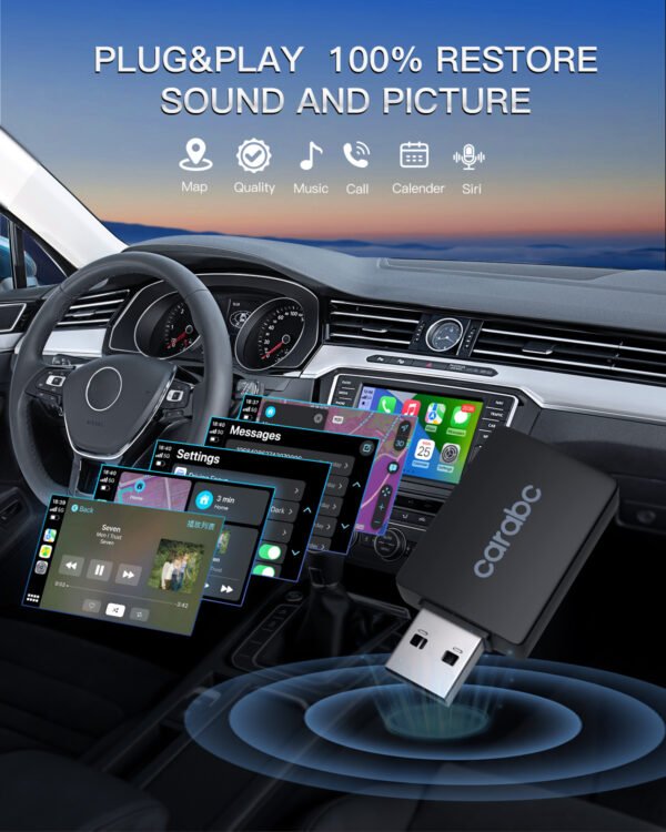 Wireless CarPlay & Android Auto Adapter – Dual Compatibility for Seamless Connectivity - Image 22
